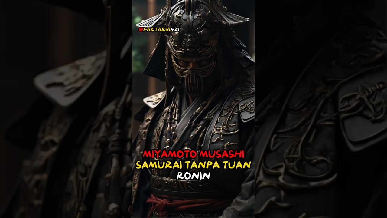 MIYAMOTO MUSASHI SANG RONIN, SEORANG SAMURAI TANPA TUAN