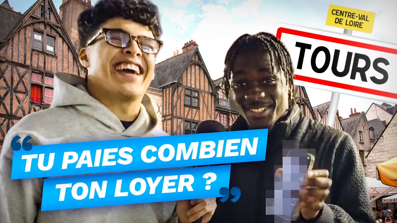 COMBIEN &ccedil;a co&ucirc;te de VIVRE &agrave; TOURS ? (Micro-trottoir)
