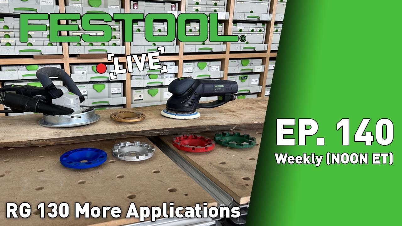 Festool Live Episode 140 - RG 130 Leveling