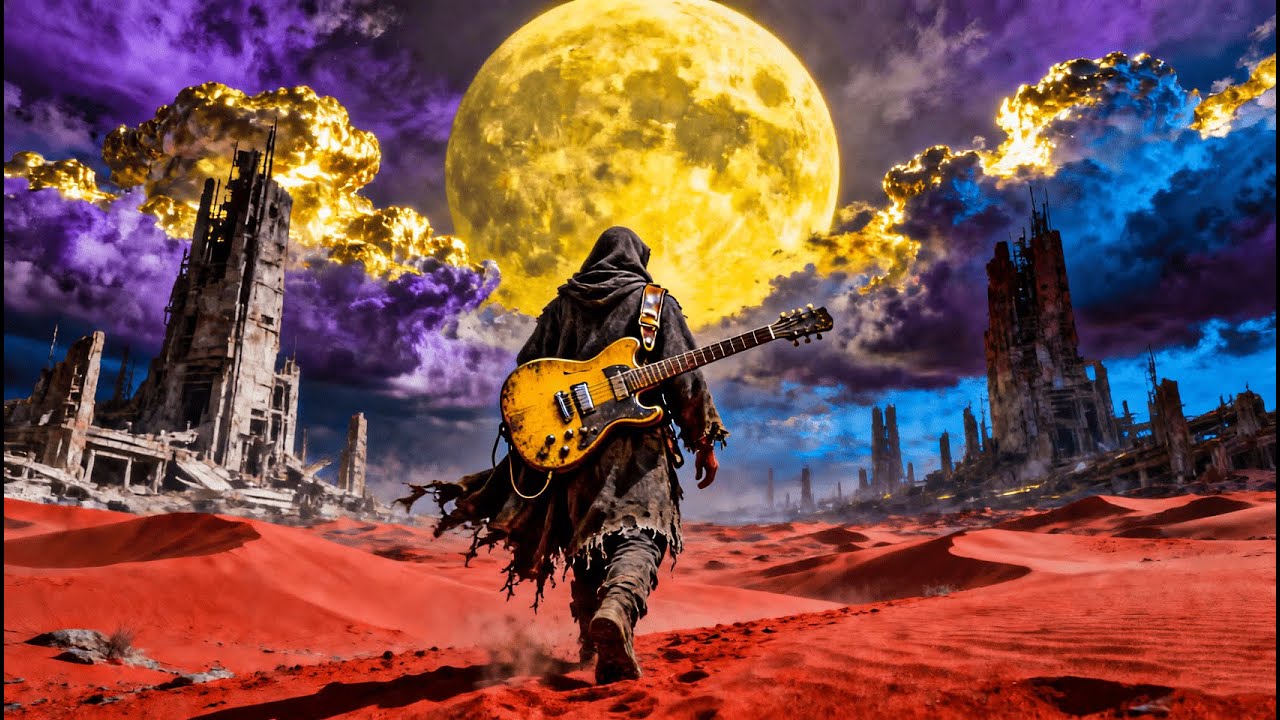 Desert Wind Blues | Psychedelic Ambient Rock Night Drive