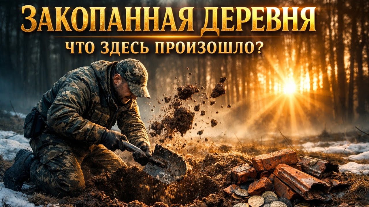 ЗАКОПАННАЯ ДЕРЕВНЯ.ЧТО ЗДЕСЬ ПРОИЗОШЛО