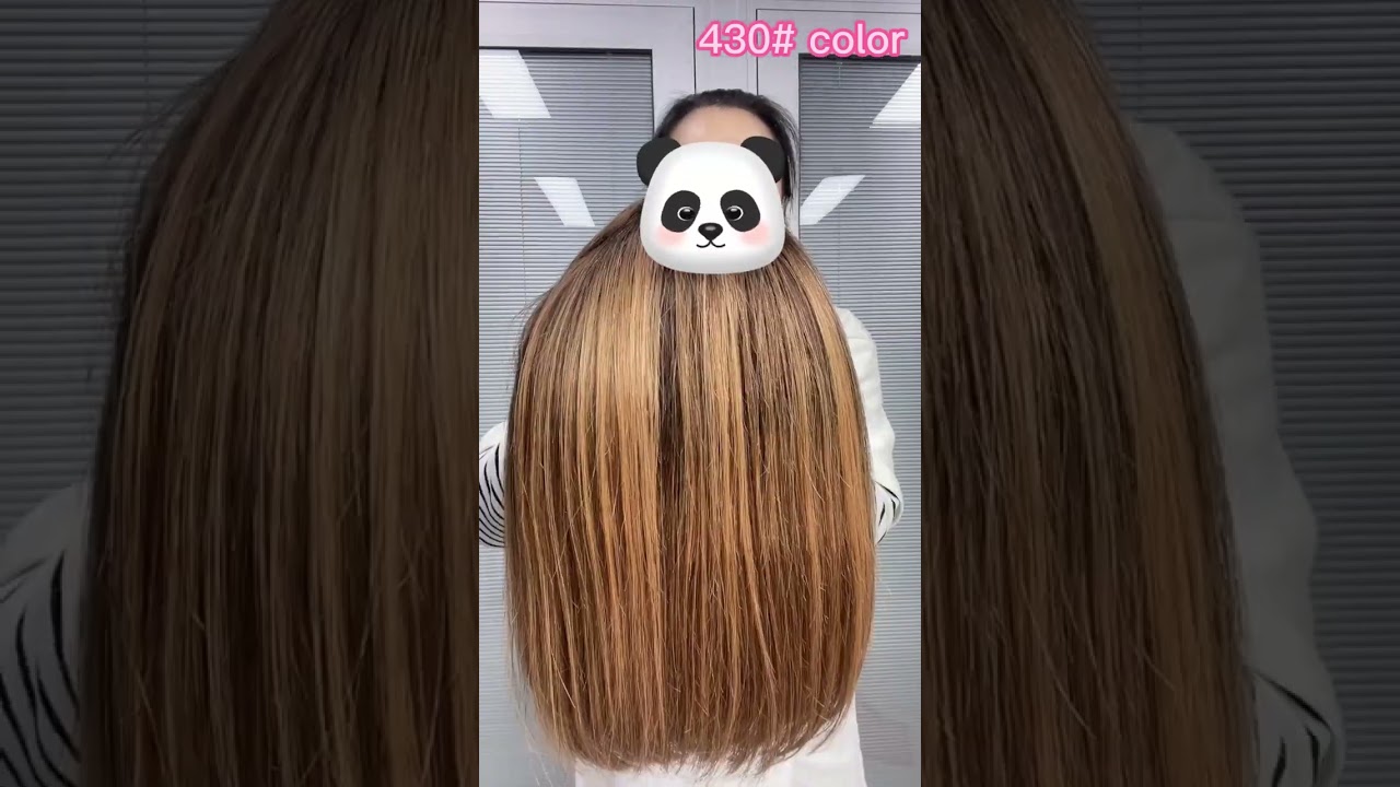 two different color bob wig