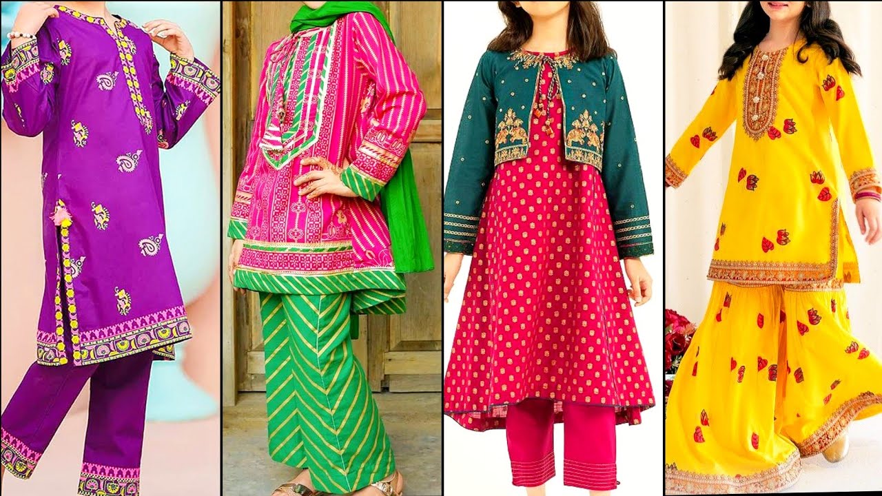 Very beautiful trendy  Eid clothes designs/ girls formal dresses collection 2026