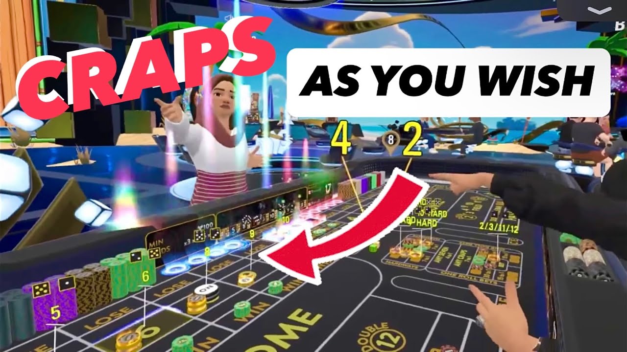 Серия из 32 бросков в крэпсе / попадание в каждый номер! Vegas Infinite VR