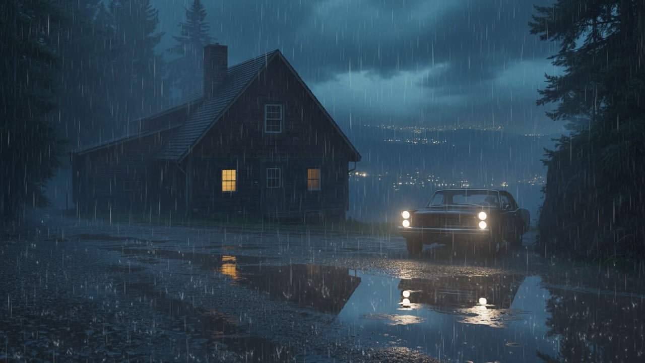 Gentle Night Rain Sounds for Instant Sleep and Deep Relaxation | Soothing Rain All Night