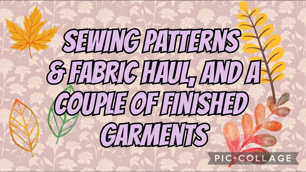 McCall's Sewing Pattern haul, Fabric haul from Immanuel Fabrics, and finished garments