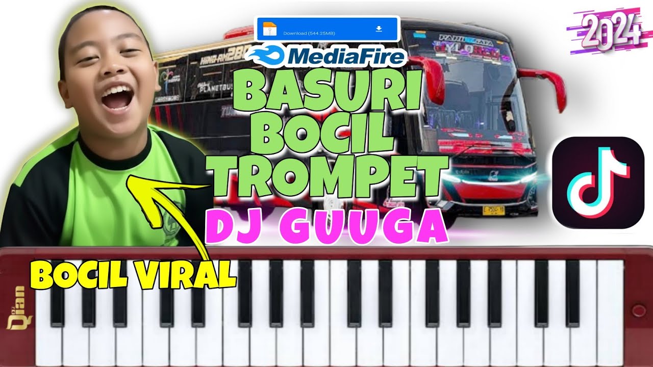 Telolet Remix Basuri Versi Bocil Suara Trompet | Dj Guuga | Bus Kyloren | Donwload Mp3 Basuri 🔥🔥