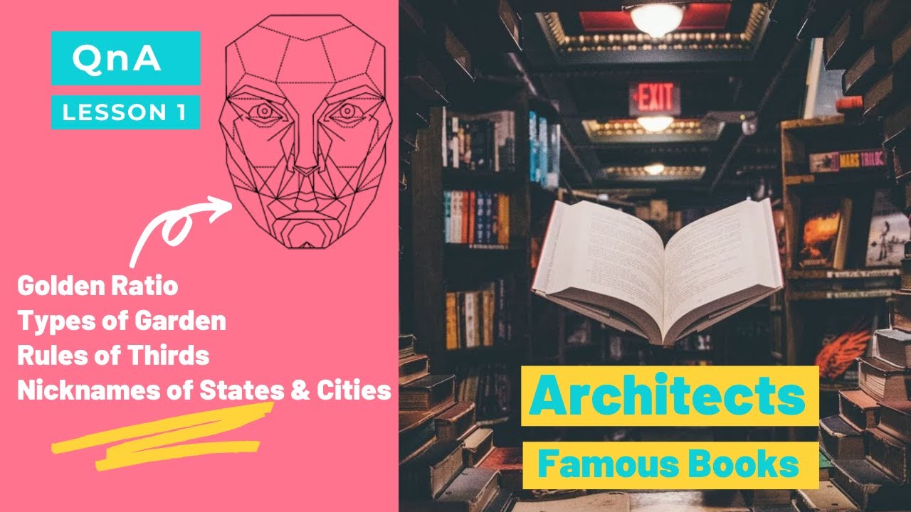 Architects & Famous Books [NATA GK Question and Answer 1] Nata Aptitude Study Material | ArchGenesis
