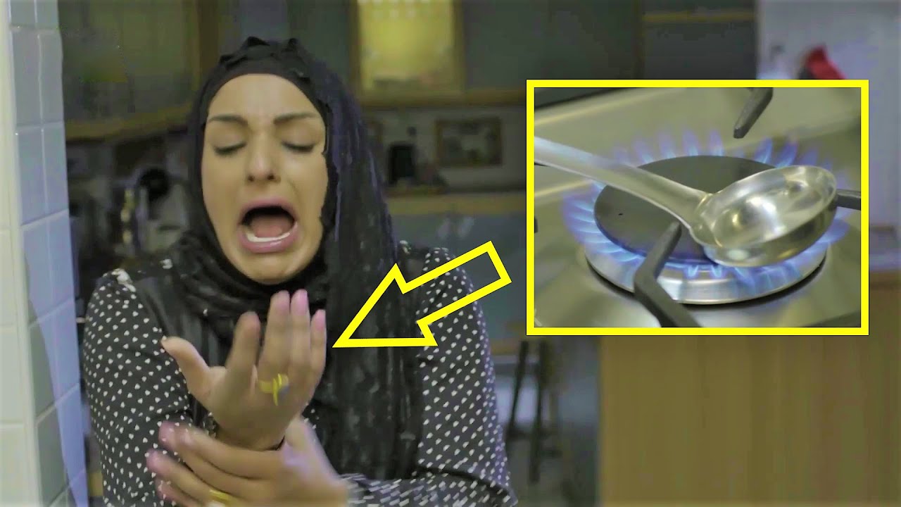 حرقت روحها بالنار واتهمت زوجها...