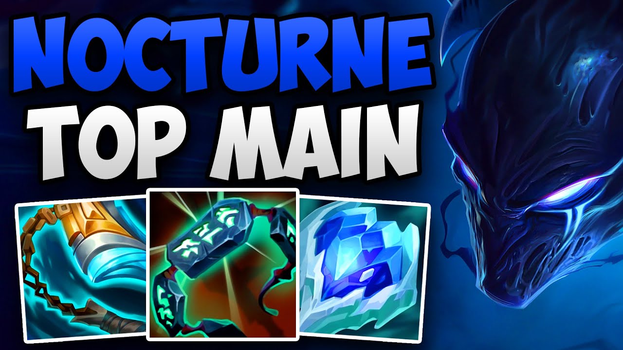 HE GOT KOREAN CHALLENGER WITH NOCTURNE TOP ONLY! | CHALLENGER NOCTURNE TOP GAMEPLAY | Patch 14.7 S14