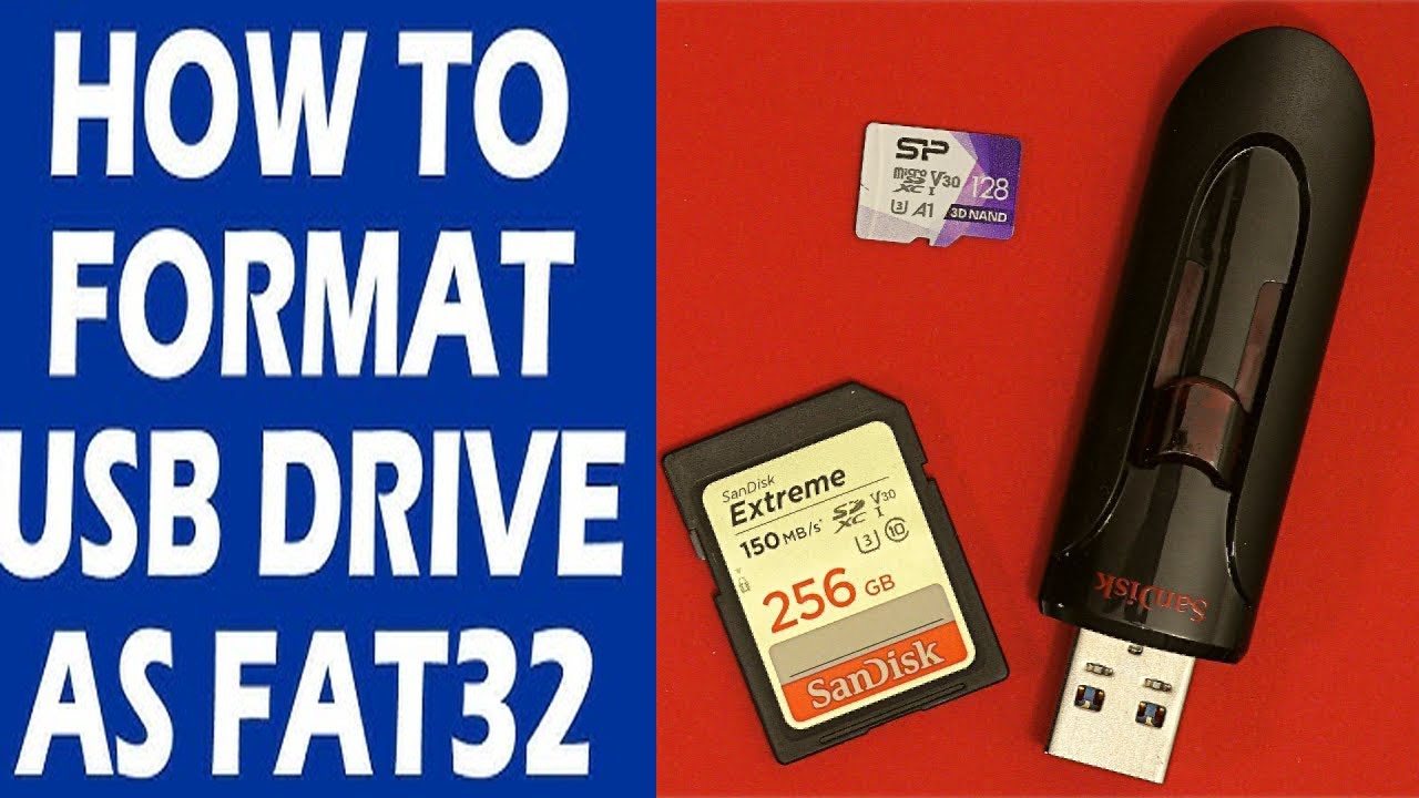 FAT32 Format for Flash Drive & HDD | How to Format Any Drive to FAT32 USB, SD Card, Hard Disk