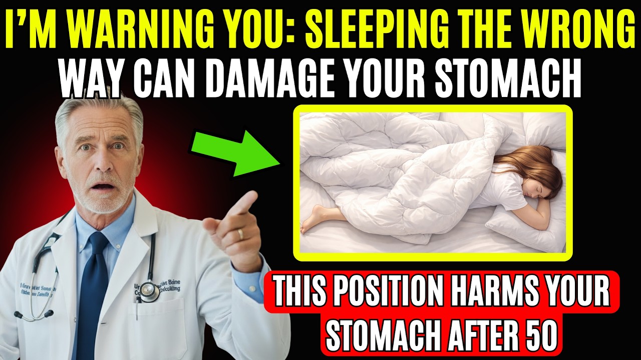 Stomach doctor WARNS: after 50, NEVER sleep in this position: causes BAD heartburn and discomfort!!