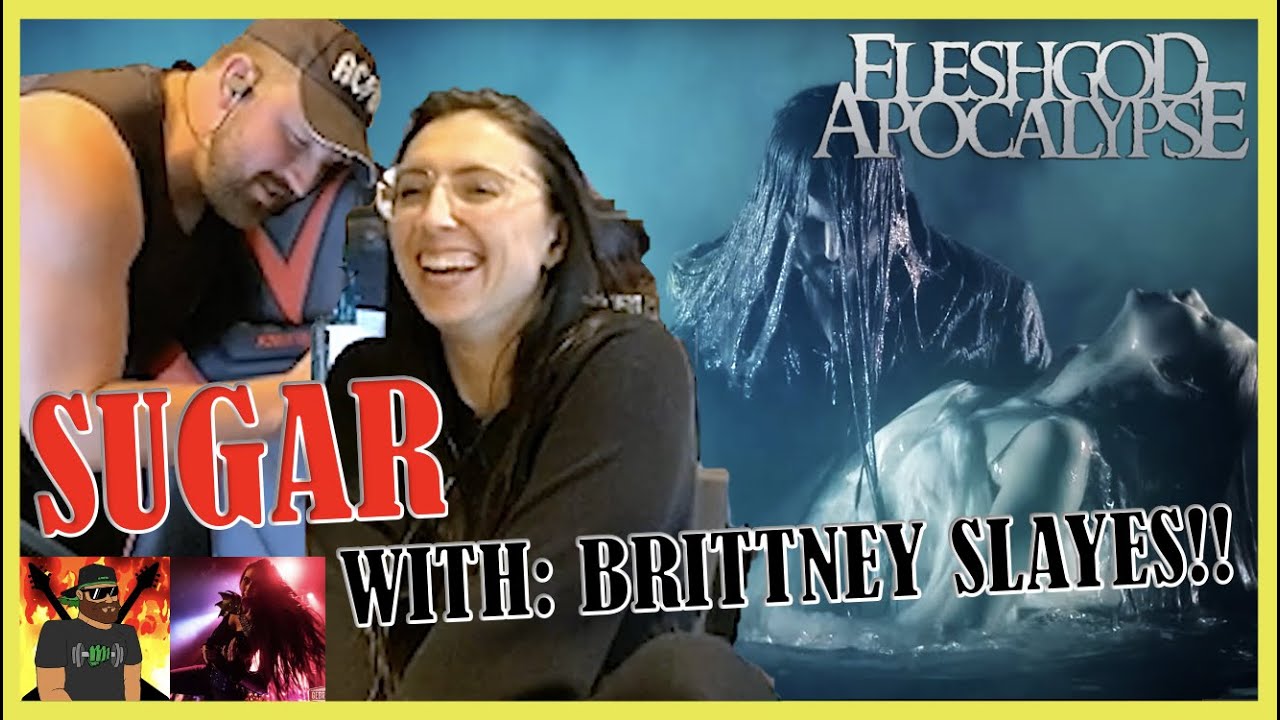 BRITTNEY SLAYES Introduces Me to Fleshgod Apocalypse!! | Sugar (OFFICIAL MUSIC VIDEO) | REACTION