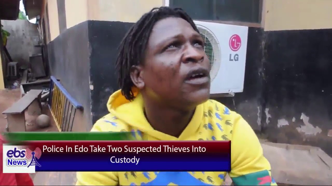 Police in EDO take two suspected thieves into custody.