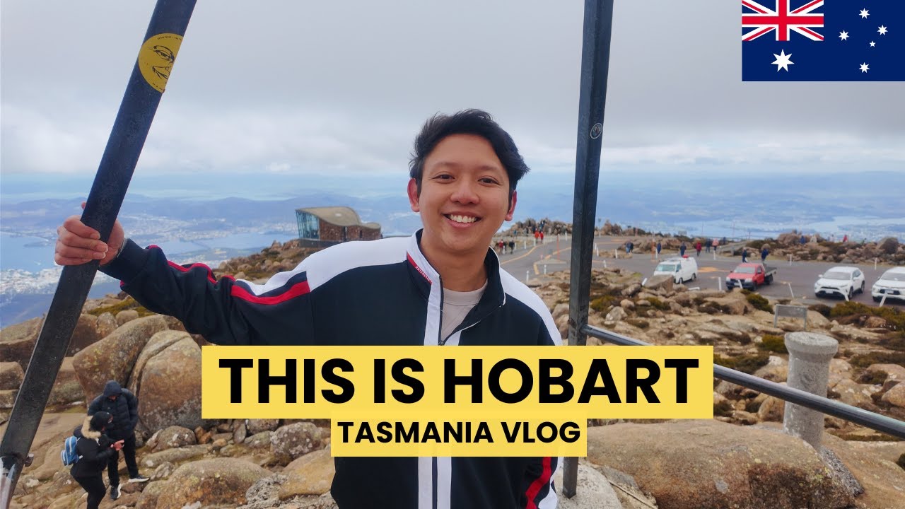 one day in HOBART, Tasmania's state capital 🇦🇺 • RJ Tries To Travel AUSTRALIA