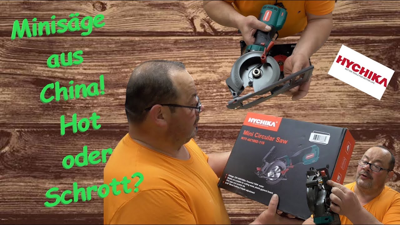 HYCHIKA Elektrische Mini-Handkreiss&auml;ge 750W / HYCHIKA Electric Mini Circular Saw 750W Code: GMX15