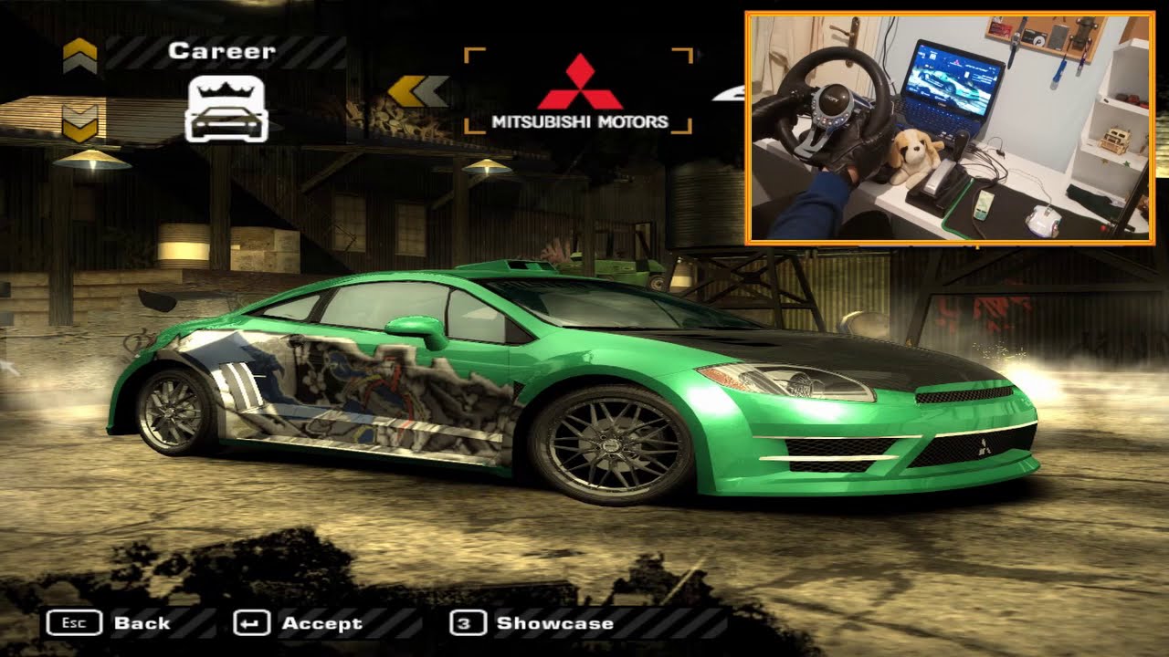 NFS Most Wanted but with steering wheel #2