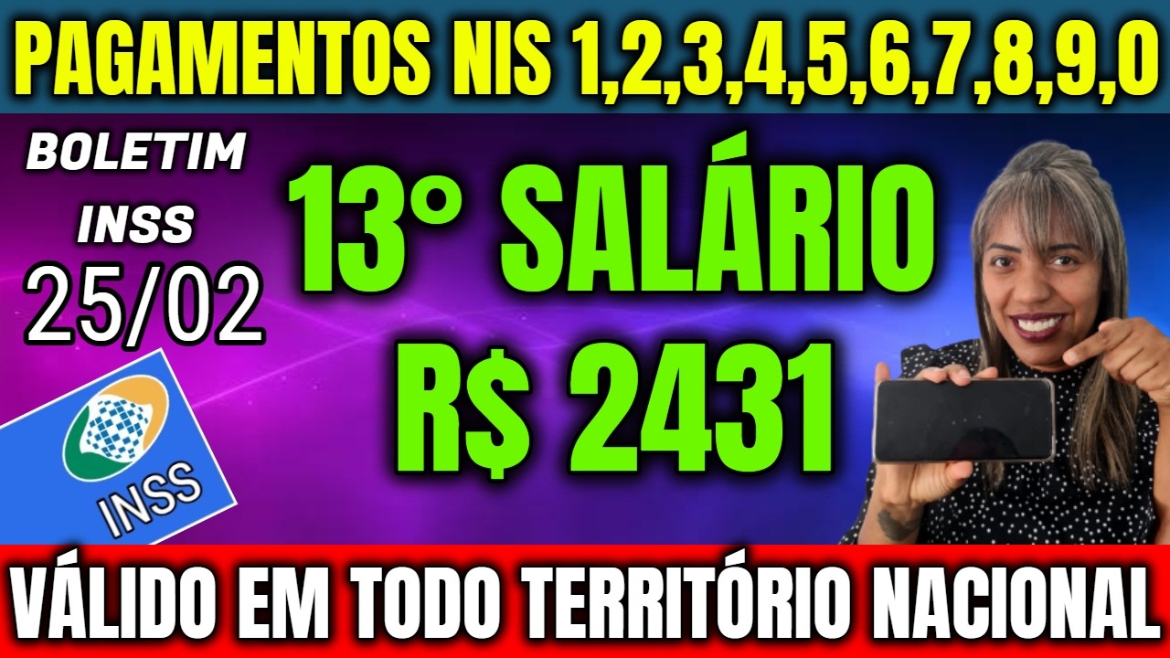 ✔️CONFIRMADO HOJE! 13 SAL&Aacute;RIO 2026 CRONOGRAMA DE PAGAMENTO + PAGAMENTOS LIBERADOS INSS