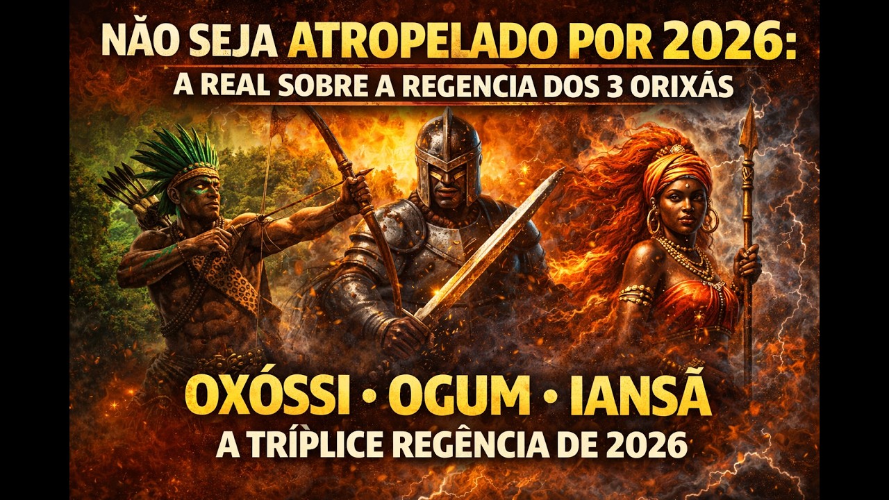 NÃO SEJA ATROPELADO POR 2026: A Real Sobre a Regência dos 3 Orixás