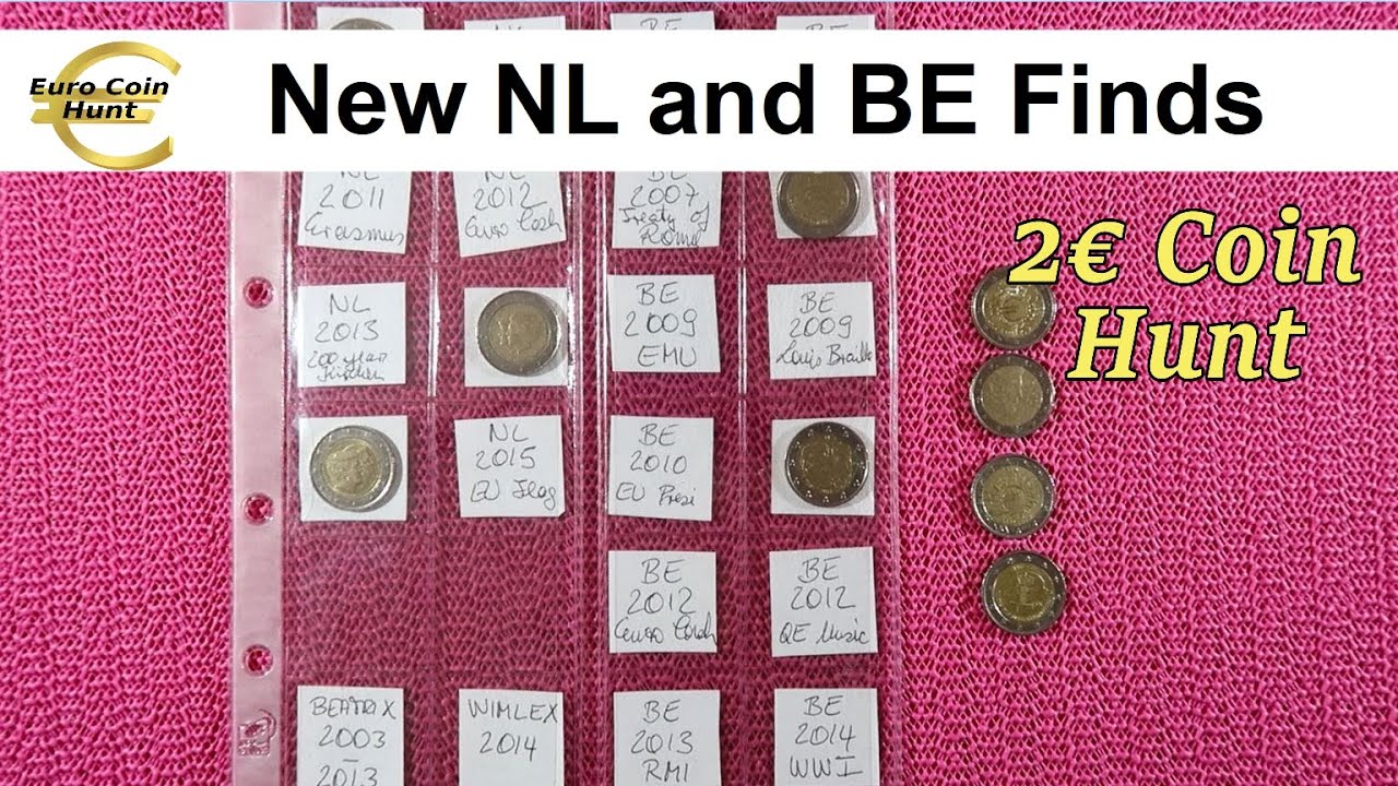 New NL and BE finds 2 Euro Coin Roll Hunting 35NLD