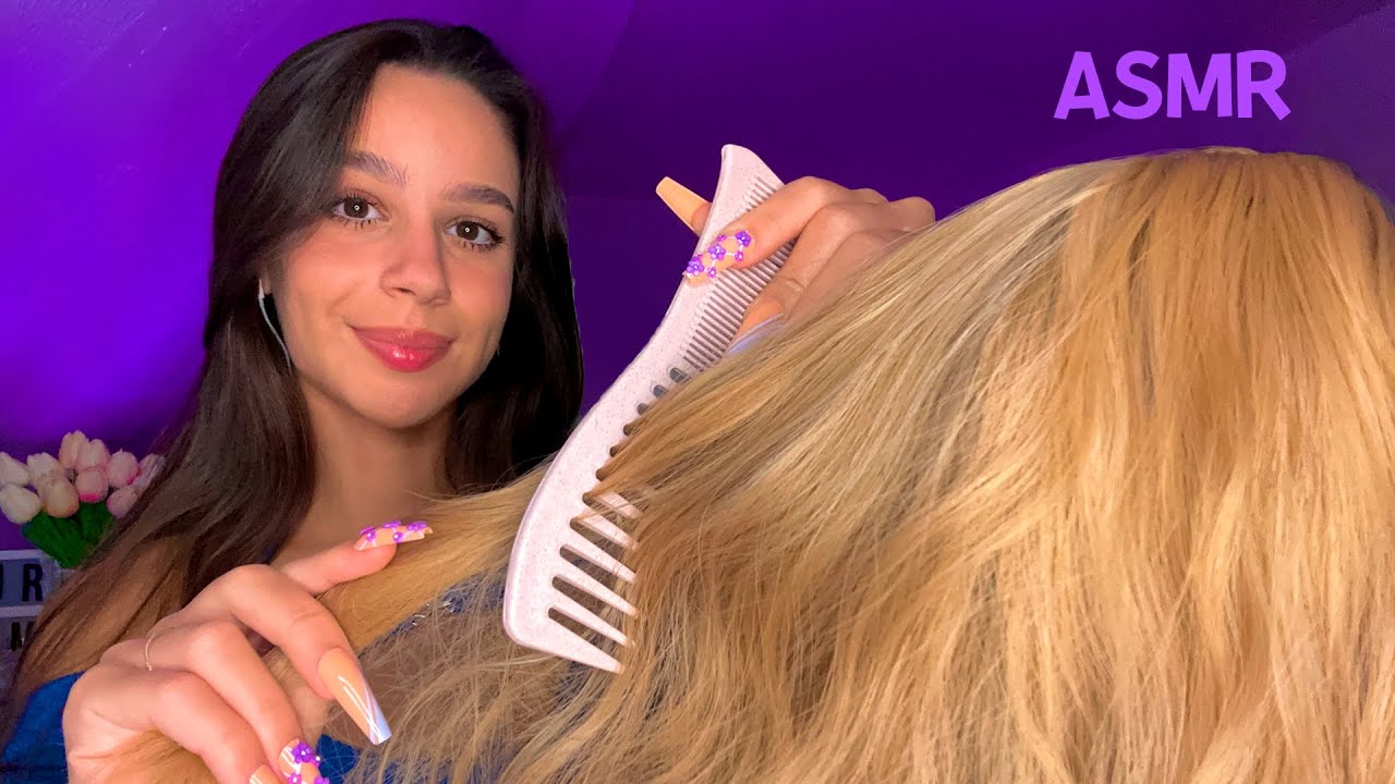 ОДНОКЛАСНИЦЯ ГРАЄ ІЗ ТВОЇМ ВОЛОССЯМ ☺️💇🏻‍♀️ Асмр українською