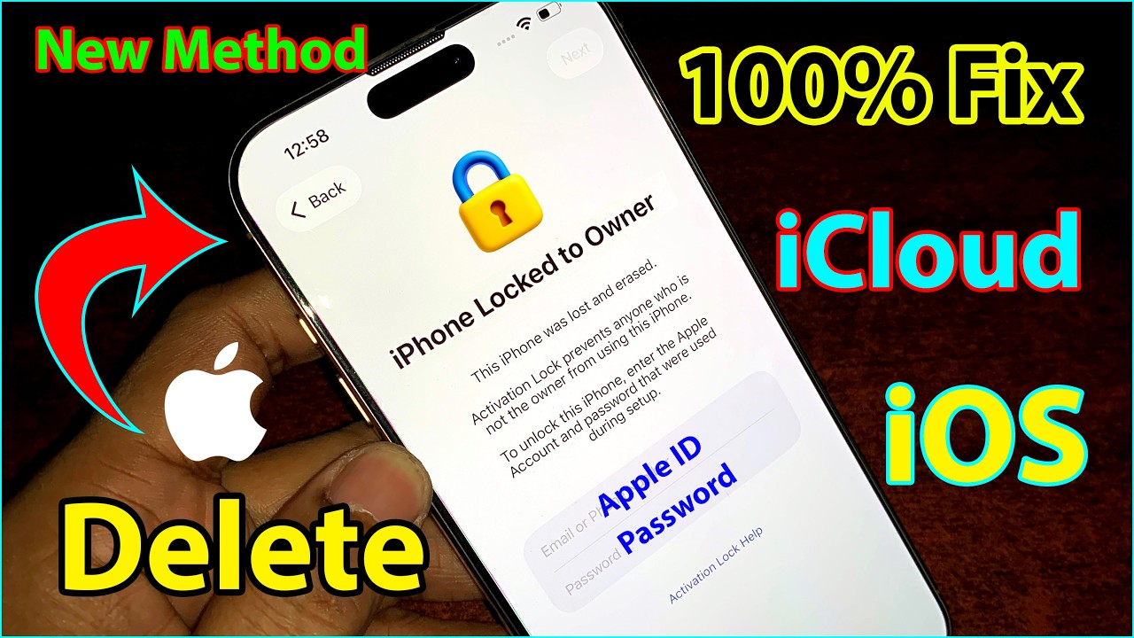 August 2026 New Method iPhone Locked to Owner how to Permanently 100% Remove Activation Lock iCloud