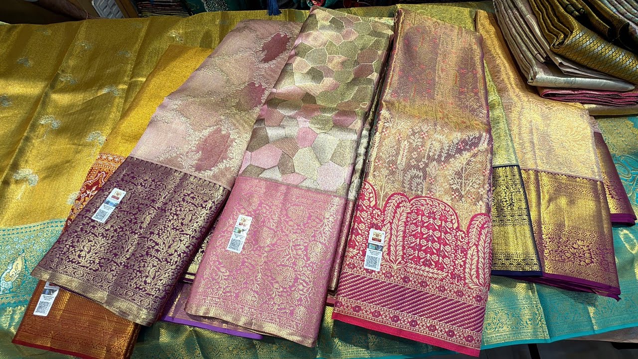Chickpet Bangalore wholesale silk sarees||from 350/- ||Single saree courier available