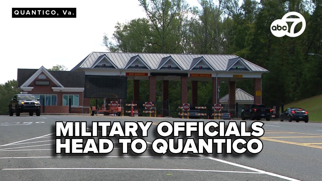 Estimated hundreds of military leaders, Trump to meet with Secretary Hegseth in Quantico