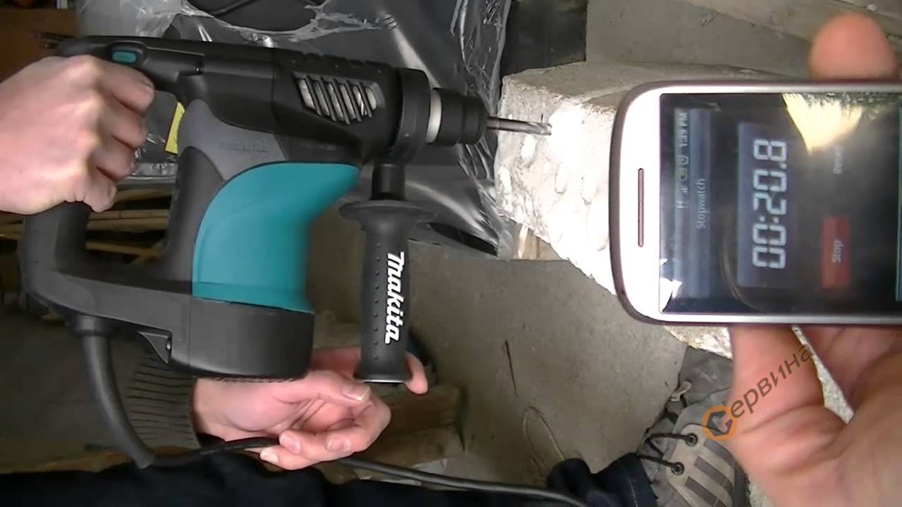 TEST Bosch GBH 3-28 E 720W/3.3J & Makita HR2810 800W/2.9J