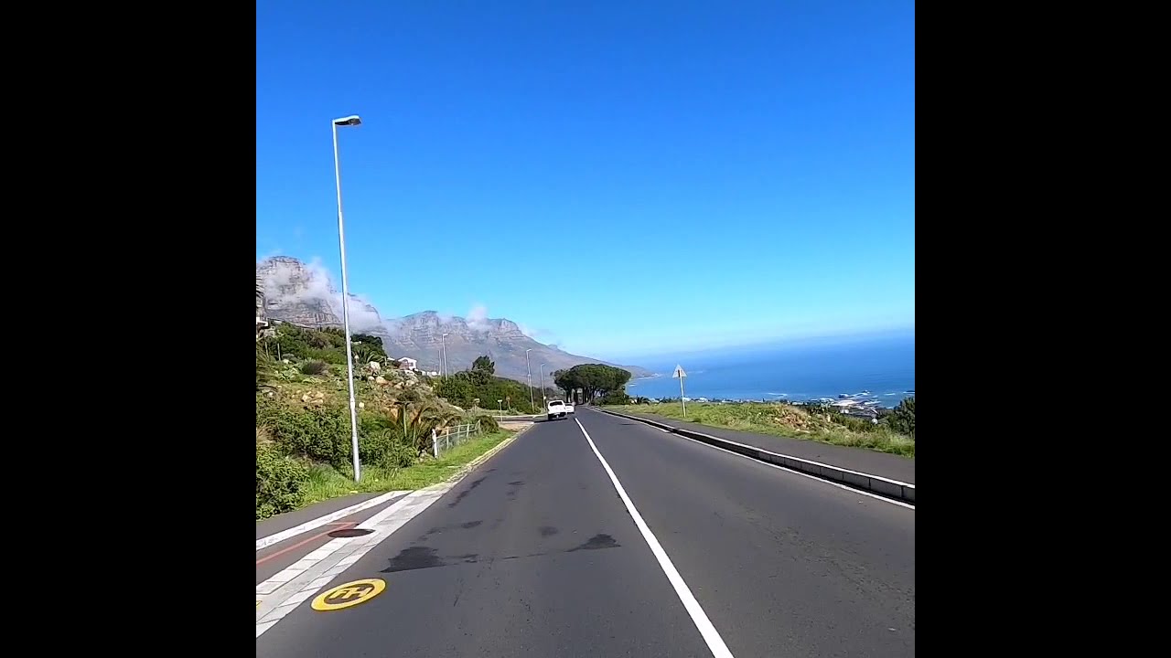 Amazing drive in Africa from Table mountain to the Atlantic ocean