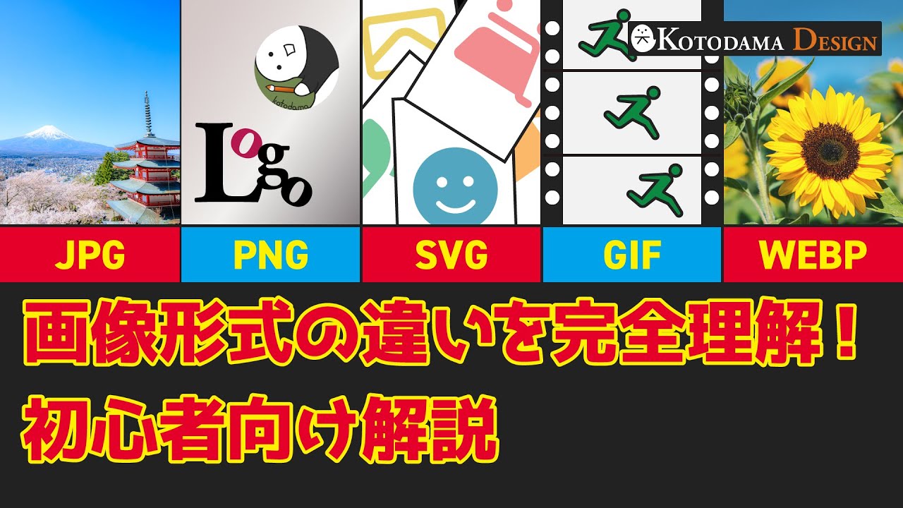 画像形式の違いを初心者向けにわかりやすく解説