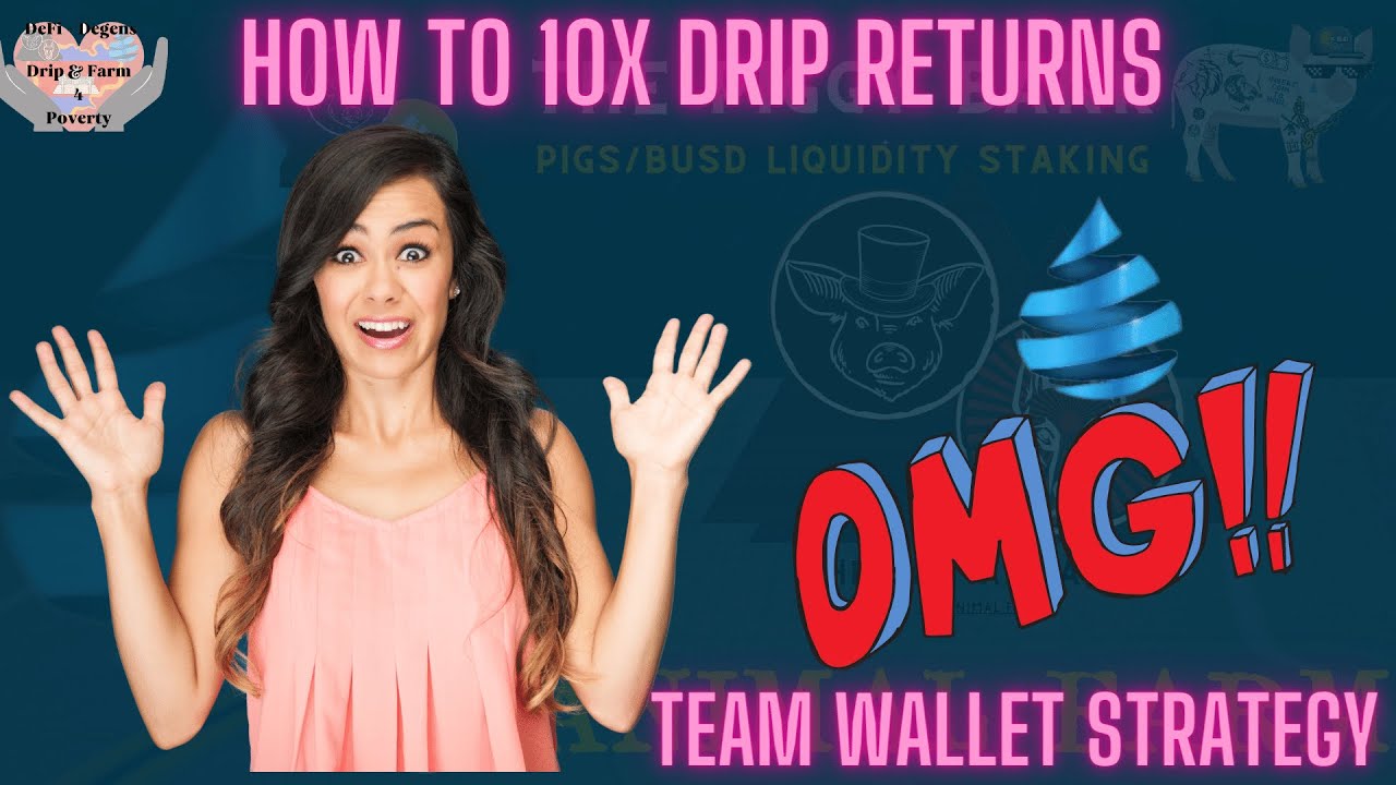 Drip Network how to set up a team wallet on your own and 10x your gains