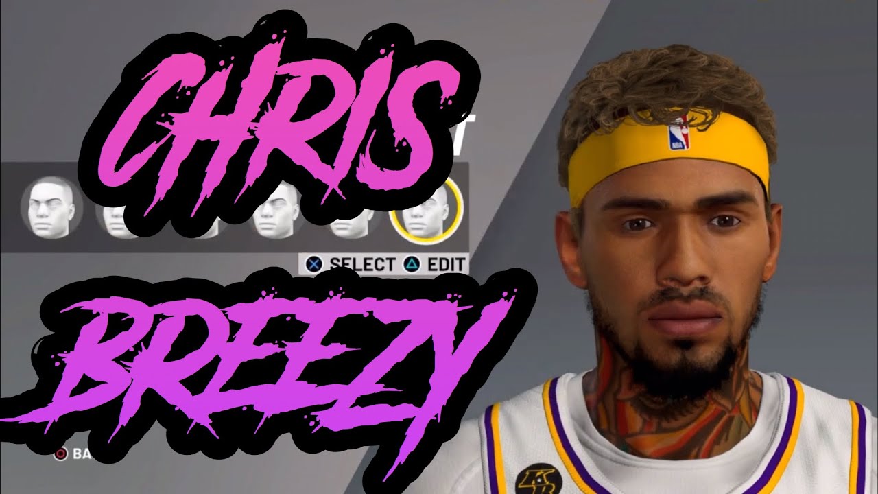 HOW TO CREATE CHRIS BROWN FACE CREATION NBA 2K21