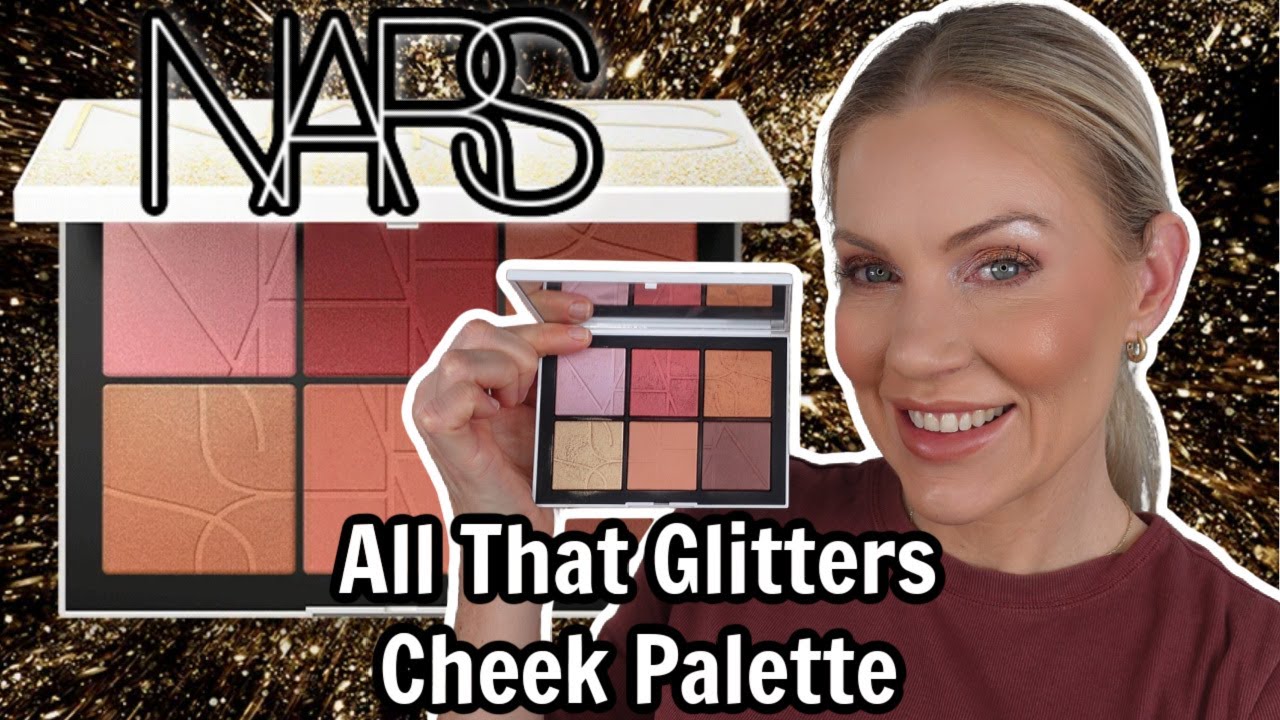 NARS ALL THAT GLITTERS CHEEK PALETTE \ HOLIDAY 2023 COLLECTION \ SWATCHES & COMPARISONS