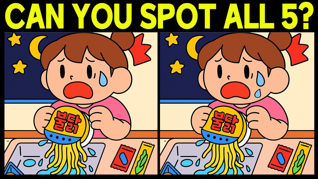 Eagle Eyes Only! Find 5 Differences Before Time’s Up