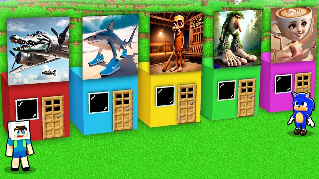 YANLIŞ ITALIAN BRAINROT EVİNİ SEÇERSEN ÖLÜRSÜN! 😳 Minecraft