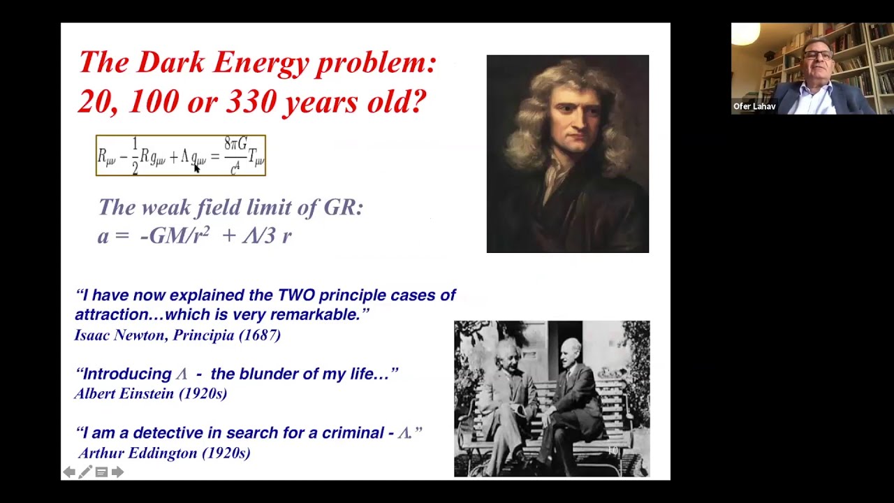 George Darwin Lecture 2020, Ofer Lahav