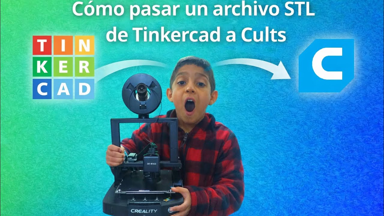 Como   Poner Un archivo stl de tinkercad a cults 