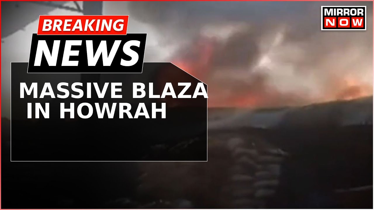 Breaking News: Massive Blaze Erupts at Warehouse Near Petrol Pump in Howrah |Wach
