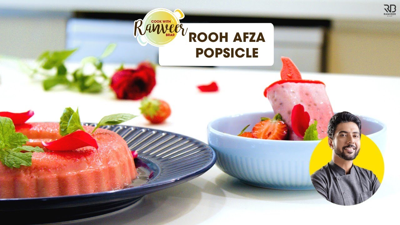 Rooh Afza Chuski & Pudding | झटपट रूह अफ़ज़ा चुस्की और केक  | Summer Special | Chef Ranveer Brar