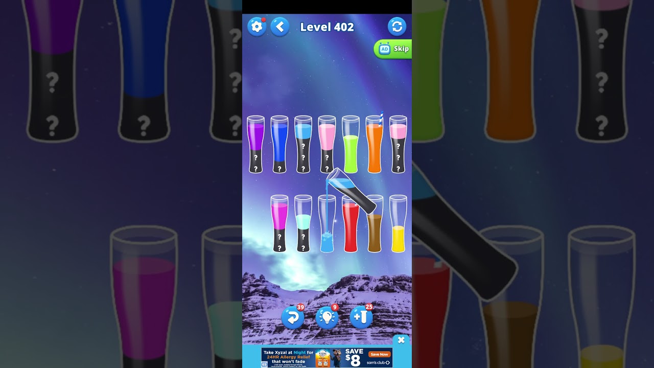 Water Sort &ndash; Color Puzzle Game &ndash; Level 402 | Color Puzzle Challenge