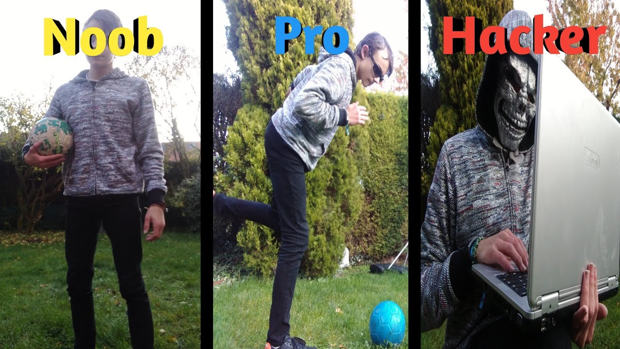 FOOTBALL ⚽ / NOOB VS PRO VS HACKER