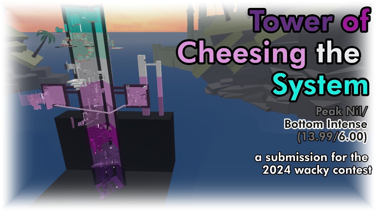 I made a JToH tower where you skip all the jumps... Tower of Cheesing the System (Tower Creator)