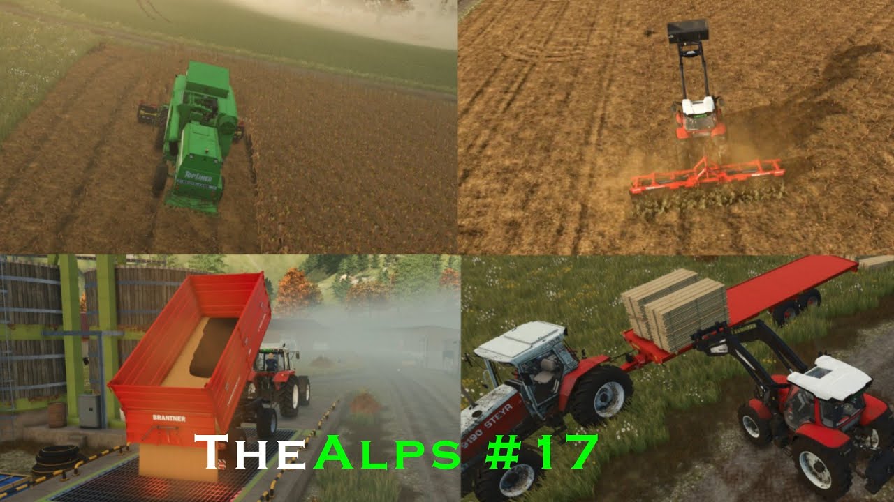 🇦🇹 Harvesting corn, delivery furniture factory & feeding cows
