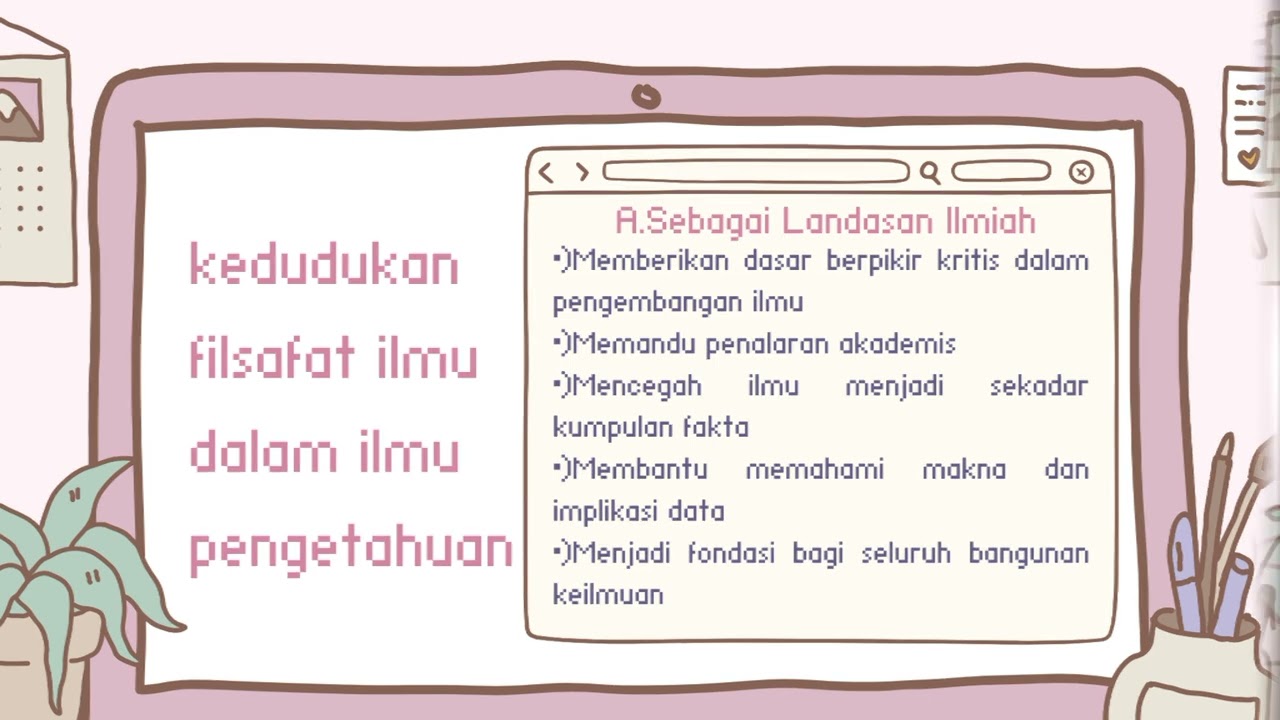 KEDUDUKAN FILSAFAT ILMU (KELOMPOK 1)