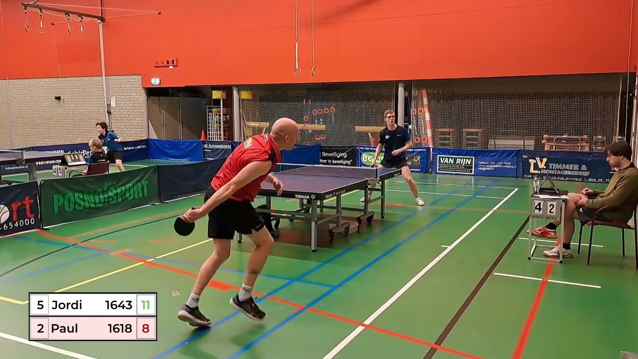 Jordi vs Paul - Hoofdklasse Poule A 24-01-2026