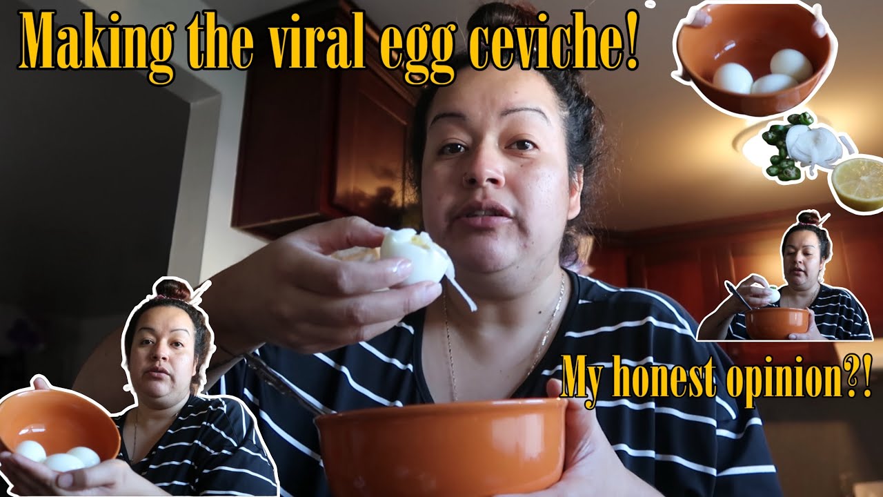 Making the viral egg ceviche!! // staycation day 4 