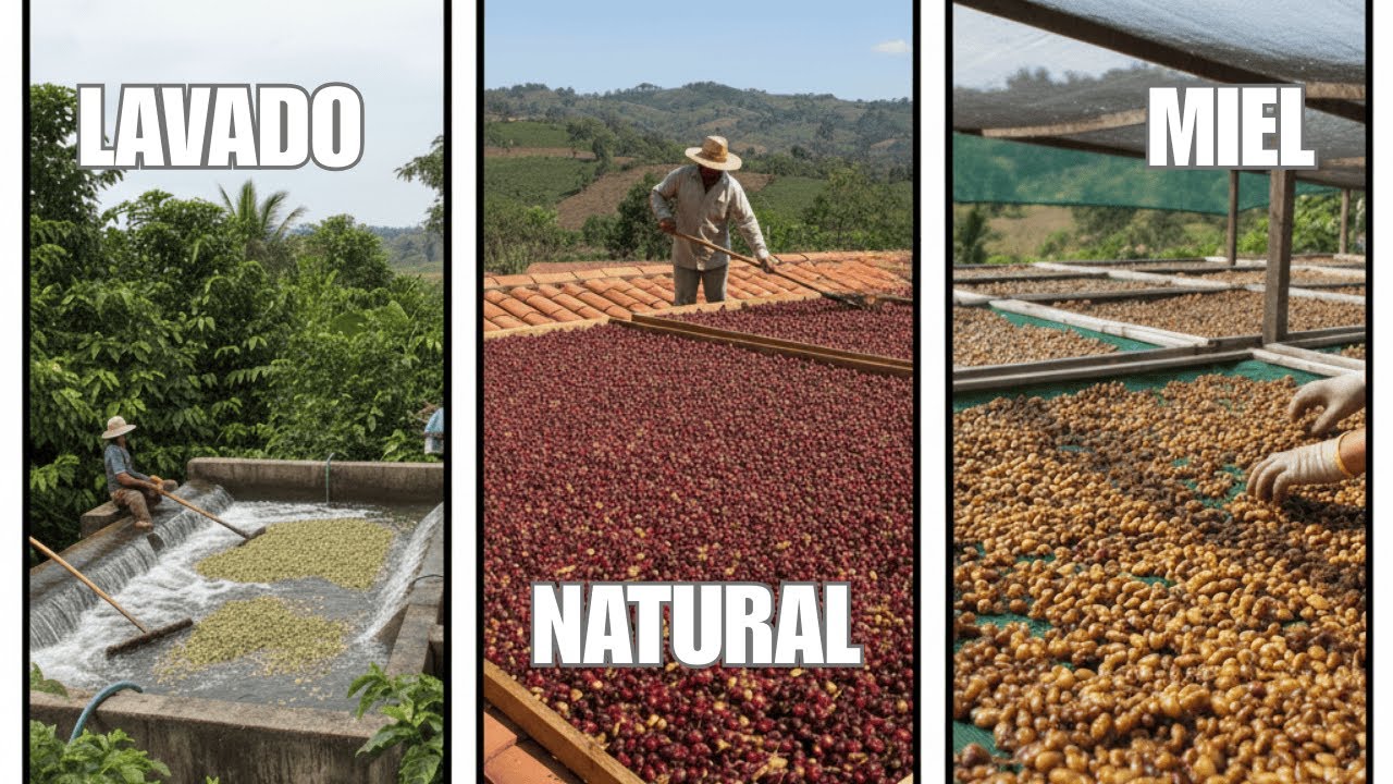 Lavado, Natural y Miel – Procesamiento del Café Explicado