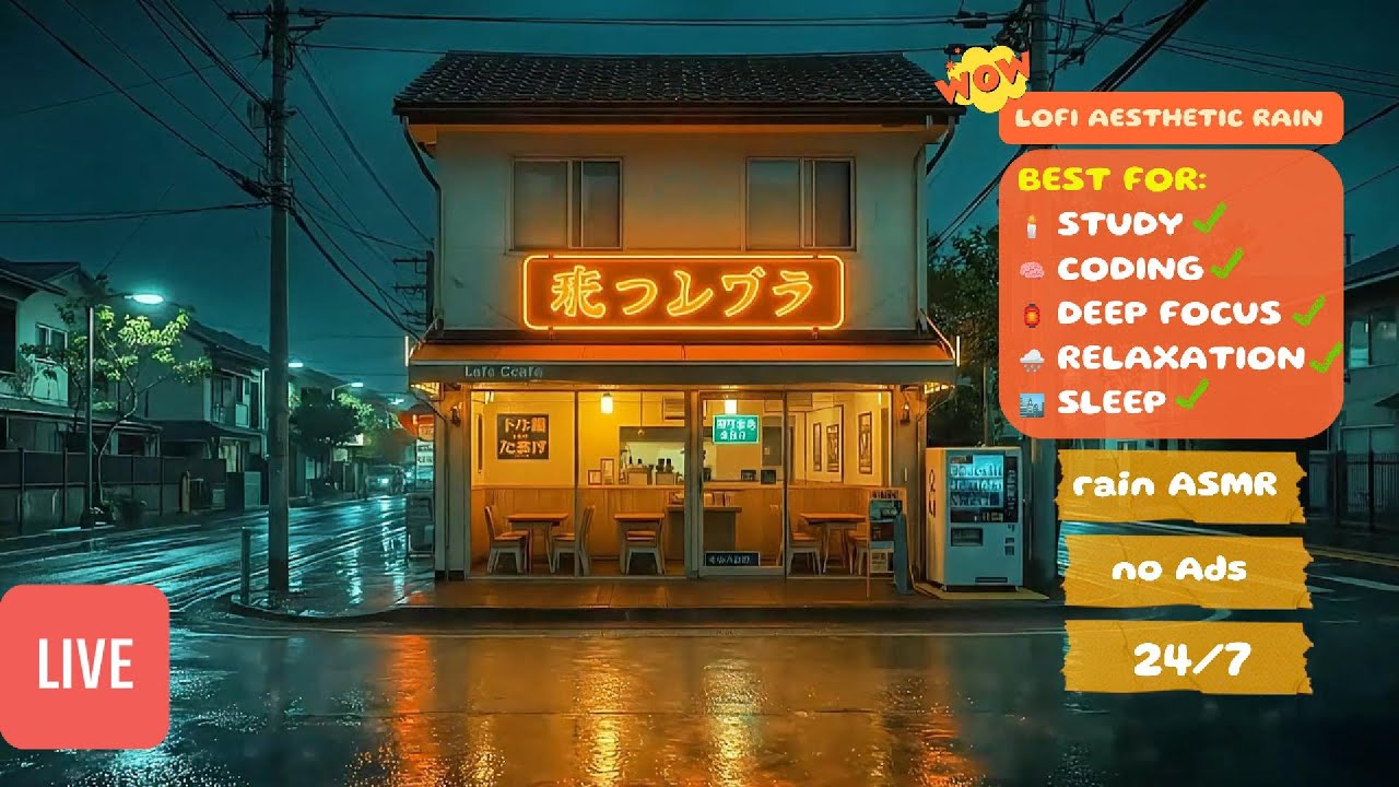☔ lofi work music to quiet the noise of 'not being enough' 🍜 work at your own pace today
