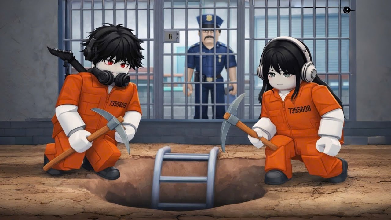 BEDY VÀ MEO PHÁ ĐẢO TRỐN KHỎI NHÀ TÙ SIÊU KHÓ BẰNG CÁCH ĐÀO ĐẤT ĐỘC LẠ | DIG OUT OF JAIL ROBLOX